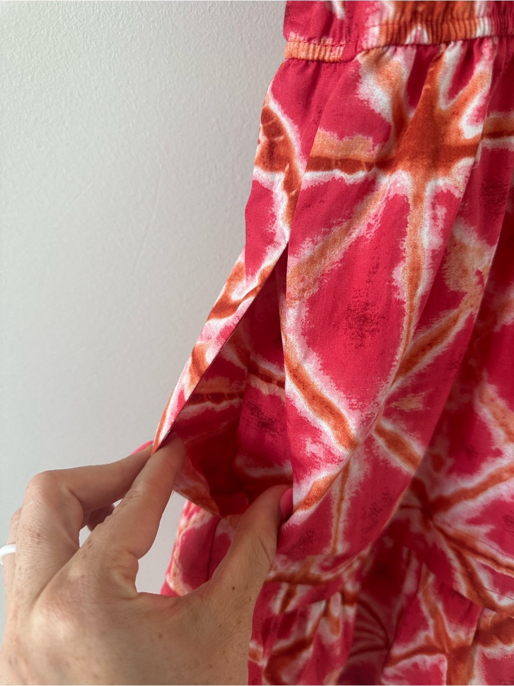 Anthropologie Somerset Mini Dress Size Small Pink White Smocked Printed Dress - Picture 11 of 14